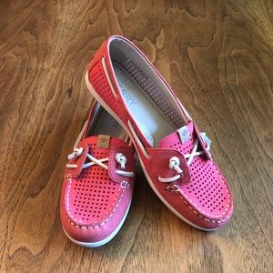 NEW Sperry Coil Ivy Perforated Boat Shoes